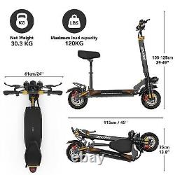 Trottinette Électrique 2000 24-34 Miles Longue Portée Pliable E-Trottinette Adulte Commutateur Urbain