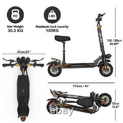 Trottinette Électrique 2000 24-34 Miles Longue Portée Pliable E-Trottinette Adulte Commuter Urbain