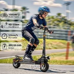 Trottinette Électrique 2OOO Dual Motor Adulte Pliable Avec Siège Tout Terrain Étanche US