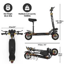 Trottinette Électrique 2OOO Dual Motor Adulte Pliable Avec Siège Tout Terrain Étanche US