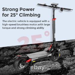 Trottinette Électrique 800W Pliable E-Scooter Double Absorption des Chocs Commuter Urbain