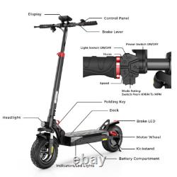 Trottinette Électrique 800W Pliable E-Scooter Double Absorption des Chocs Commuter Urbain