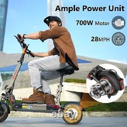 Trottinette Électrique 900W 48V Longue Portée 10'' Pliable E-Scooter Adulte Urbain Commuter