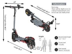 Trottinette Électrique AOKDA A1 800W Vitesse Maximale de 28 Mph 10 Pouces Pliable E-Scooter de Trajet