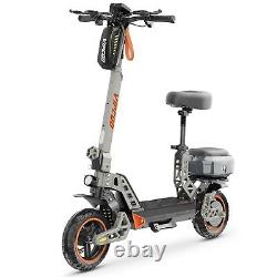 Trottinette Électrique Adultes Pliable avec Siège, Panier, e-scooter 900W Pic