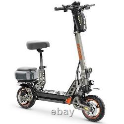 Trottinette Électrique Adultes Pliable avec Siège, Panier, e-scooter 900W Pic