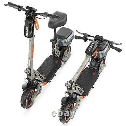 Trottinette Électrique Adultes Pliable avec Siège, Panier, e-scooter 900W Pic