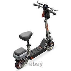 Trottinette Électrique Adultes Pliable avec Siège, Panier, e-scooter 900W Pic