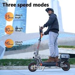 Trottinette Électrique Adultes Pliable avec Siège, Panier, e-scooter 900W Pic