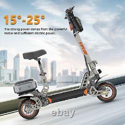 Trottinette Électrique Adultes Pliable avec Siège, Panier, e-scooter 900W Pic