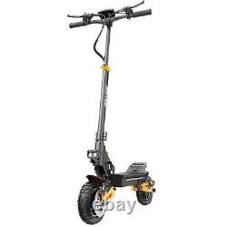 Trottinette Électrique Double SUSPENSION & FREINS 37MPH 10'' Pliable Pour Adultes E-Trottinette