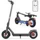 Trottinette Électrique Pliable 10'' Fordable 600w 23mph 42km Portable Pour Le Trajet
