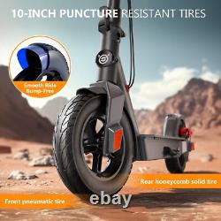 Trottinette Électrique Pliable 10'' Fordable 600W 23Mph 42KM Portable pour le Trajet