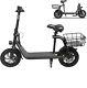 Trottinette Électrique Pliable 450w 15mph 450w Commuter Urbain Adulte Avec Siège