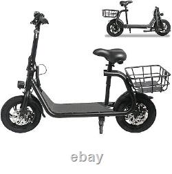 Trottinette Électrique Pliable 450W 15MPH 450W Commuter Urbain Adulte avec Siège