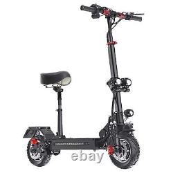 Trottinette Électrique Pliable ES10 2000W 48V 20Ah 31Mph Double Moteur Pneus Tout-Terrain 10 pouces