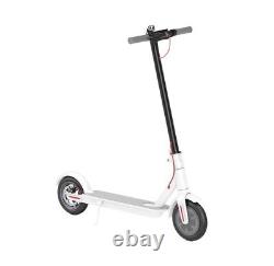 Trottinette Électrique Pliable Portable Blanche et Noire 250w 7.8a 36v