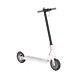 Trottinette Électrique Pliable Portable Blanche Et Noire 250w 7.8a 36v