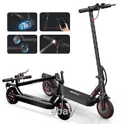 Trottinette Électrique Pliable pour Adultes 350W E-Scooter de Commutateur 30KM Autonomie Longue APP