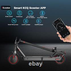 Trottinette Électrique Pliable pour Adultes 350W E-Scooter de Commutateur 30KM Autonomie Longue APP