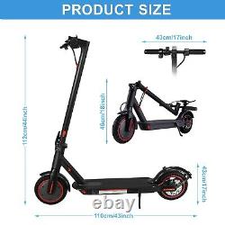 Trottinette Électrique Portable 350w pour Adulte 19Mph Longue Portée eScooter de Commutateur