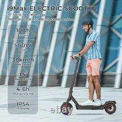 Trottinette Électrique Portable 500W 22Miles avec Amortissement Double Avant et Arrière