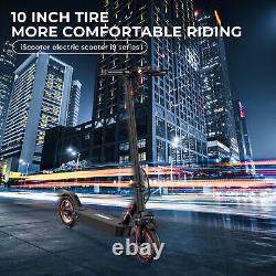 Trottinette Électrique Portable 500W 22Miles avec Amortissement Double Avant et Arrière