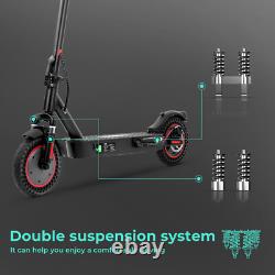 Trottinette Électrique Portable 500W 22Miles avec Amortissement Double Avant et Arrière