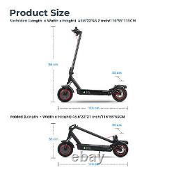 Trottinette Électrique Portable 500W 22Miles avec Amortissement Double Avant et Arrière