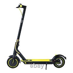 Trottinette Électrique Portable de Luxe 600W 35KM/H 30km Adulte Pliable Vélo de Voyage Jaune