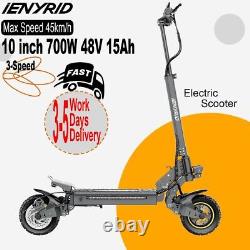 Trottinette Électrique Rechargeable pour Adultes Longue Portée Vitesse Rapide E-scooter Commuting Urbain