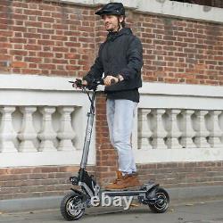 Trottinette Électrique Rechargeable pour Adultes Longue Portée Vitesse Rapide E-scooter Commuting Urbain