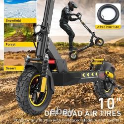 Trottinette Électrique pour Adulte 800W 48V 12.5AH 28MPH 10'' Tout Terrain Commuting EScooter