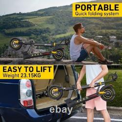 Trottinette Électrique pour Adulte 800W 48V 12.5AH 28MPH 10'' Tout Terrain Commuting EScooter