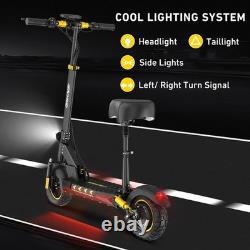 Trottinette Électrique pour Adulte 800W 48V 12.5AH 28MPH 10'' Tout Terrain Commuting EScooter
