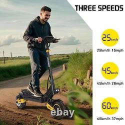Trottinette Électrique pour Adultes 2400W Double Moteur 37MPH 48V 20.8AH Pliant Escooter Rapide