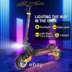 Trottinette Électrique pour Adultes 2400W Double Moteur 37MPH 48V 20.8AH Pliant Escooter Rapide