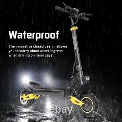 Trottinette Électrique pour Adultes 2400W Double Moteur 37MPH 48V 20.8AH Pliant Escooter Rapide