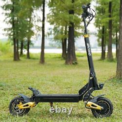 Trottinette Électrique pour Adultes 2400W Double Moteur 37MPH 48V 20.8AH Pliant Escooter Rapide