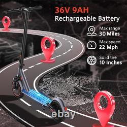 Trottinette Électrique pour Adultes, Autonomie Maximale de 30 Miles, Portable et Pliable