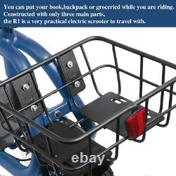 Trottinette Électrique pour Adultes avec Siège, Trottinettes Portables pour Adultes 15,5 MPH Double 450W