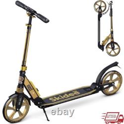 Trottinette Kick Enfants Adolescents Adultes Guidon Réglable Antichoc Pliable Portable