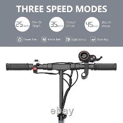 Trottinette électrique 800W pour adultes, trottinette E pour les trajets, pneus de 10 pouces, vitesse maximale de 45 km/h