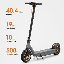 Trottinette électrique Hiboy S2 MAX 500W 40 Miles Range 19MPH Scooter pour Adulte Portable