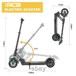 Trottinette électrique R13 avec moteur de 350W, vitesse maximale de 15mph, pliable et portable, pneus de 8 pouces.