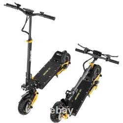 Trottinette électrique à double moteur pour adultes, longue portée, vitesse rapide, e-trottinettes pour le trajet urbain