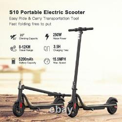 Trottinette électrique adulte grande autonomie 250W pliable portable ville citadine E-scooter.