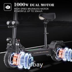 Trottinette électrique adulte pliable E-Scooter 2000 moteur dual tout terrain étanche US