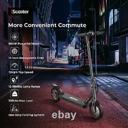 Trottinette électrique iScooter Batterie 7.5Ah Vitesse maximale 15Mph Pliable Commuter Urbain