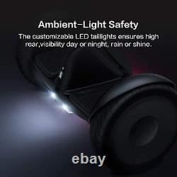Trottinette électrique intelligente Black Ninebot S Segway avec lumière LED portable puissante